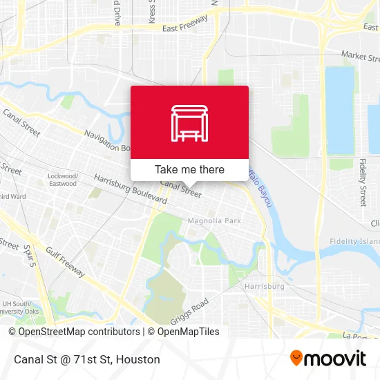Canal St @ 71st St map