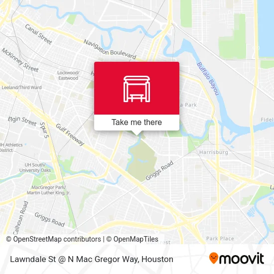 Mapa de Lawndale St @ N Mac Gregor Way