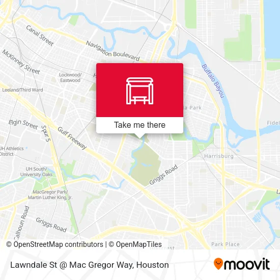 Mapa de Lawndale St @ Mac Gregor Way