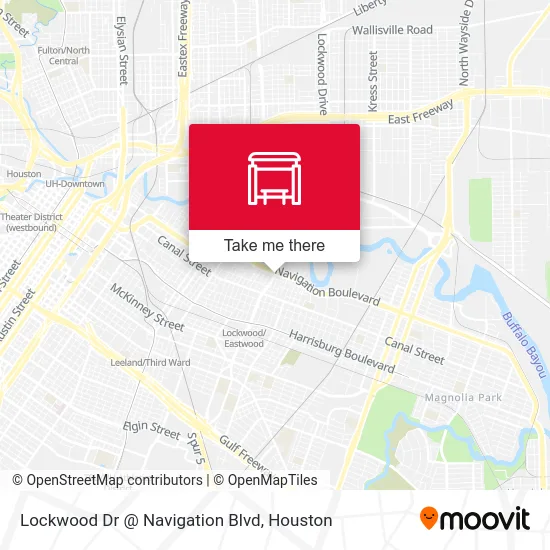 Lockwood Dr @ Navigation Blvd map