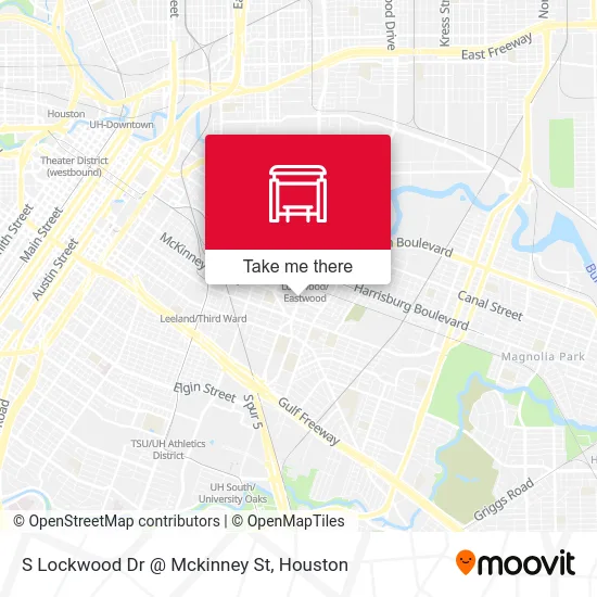 S Lockwood Dr @ Mckinney St map