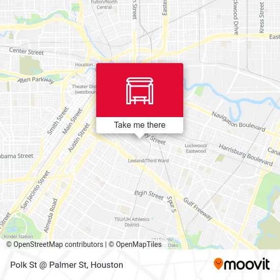 Polk St @ Palmer St map