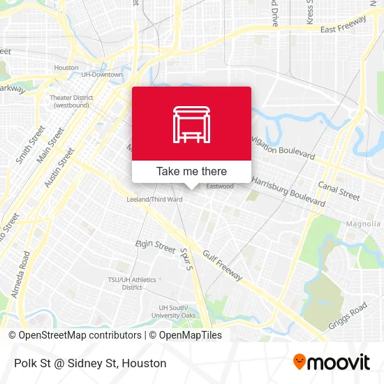 Polk St @ Sidney St map