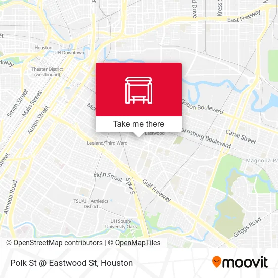 Polk St @ Eastwood St map