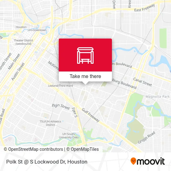 Polk St @ S Lockwood Dr map