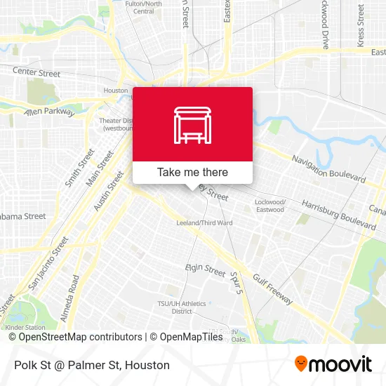 Polk St @ Palmer St map
