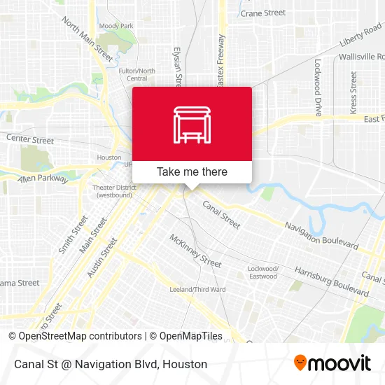 Mapa de Canal St @ Navigation Blvd