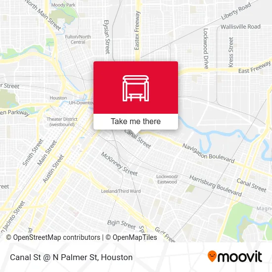 Canal St @ N Palmer St map