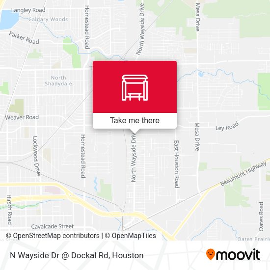N Wayside Dr @ Dockal Rd map