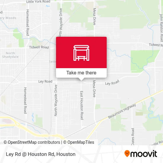 Ley Rd @ Houston Rd map