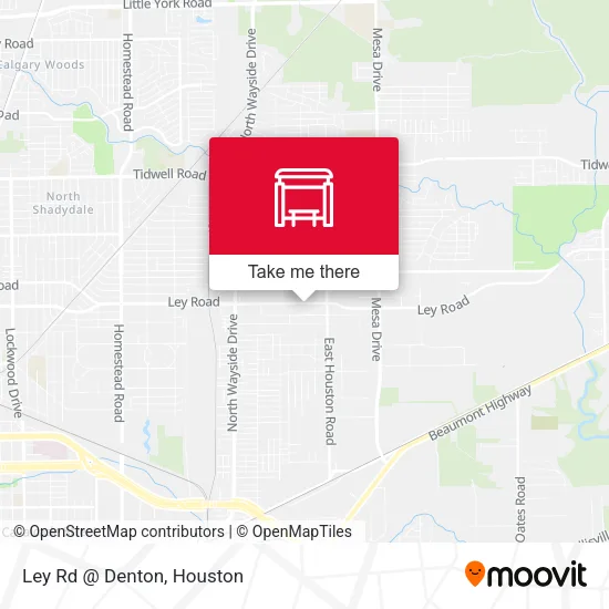 Ley Rd @ Denton map