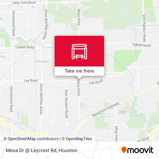 Mesa Dr @ Leycrest Rd map