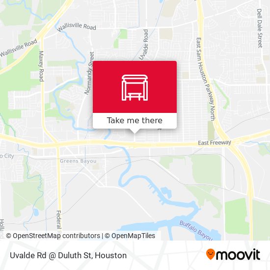 Uvalde Rd @ Duluth St map