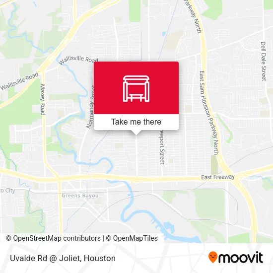Uvalde Rd @ Joliet map