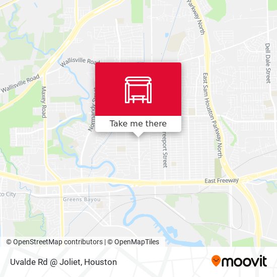 Uvalde Rd @ Joliet map