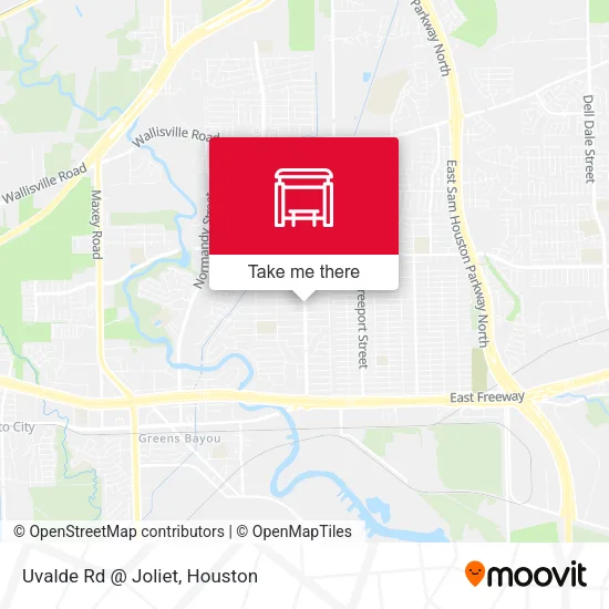 Uvalde Rd @ Joliet map