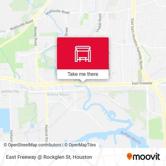 East Freeway @ Rockglen St map