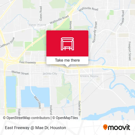 East Freeway   @ Mae Dr map