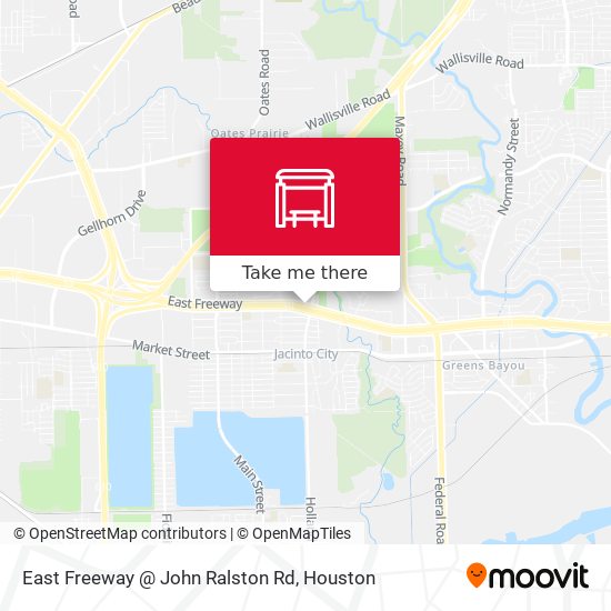 Mapa de East Freeway @ John Ralston Rd