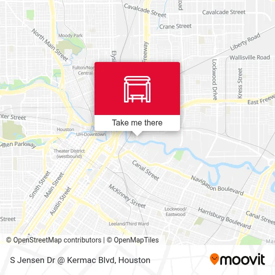 S Jensen Dr @ Kermac Blvd map