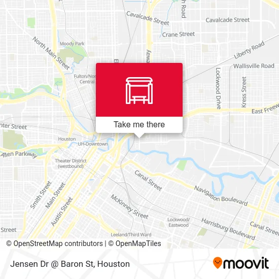 Jensen Dr @ Baron St map