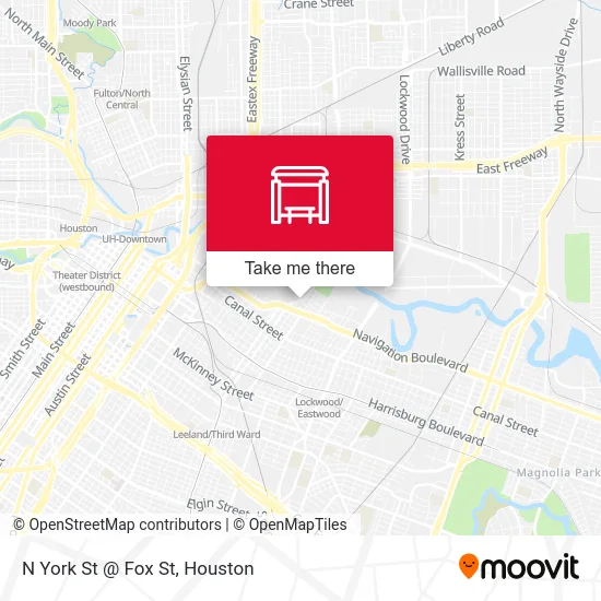 N York St @ Fox St map