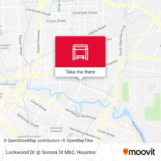 Lockwood Dr @ Sonora St Mb2 map
