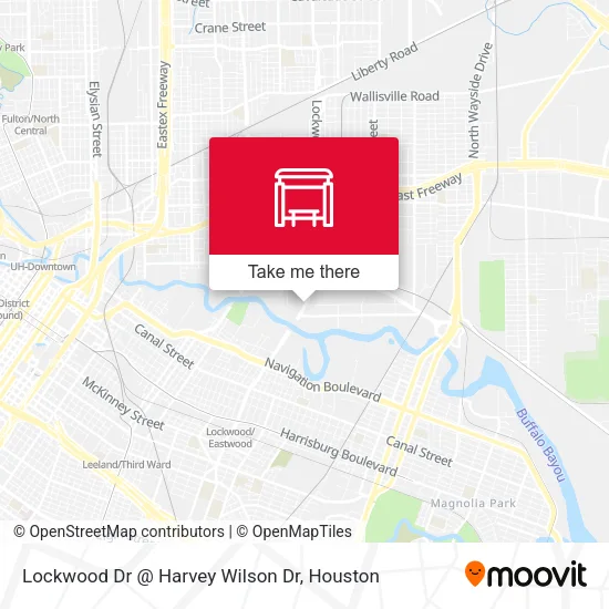 Lockwood Dr @ Harvey Wilson Dr map