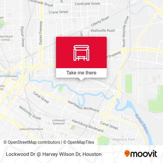 Lockwood Dr @ Harvey Wilson Dr map