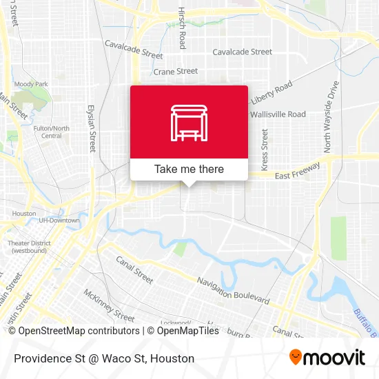 Providence St @ Waco St map