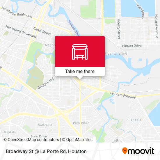 Mapa de Broadway St @ La Porte Rd