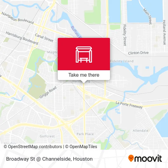 Broadway St @ Channelside map