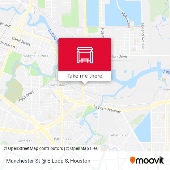 Manchester St @ E Loop S map
