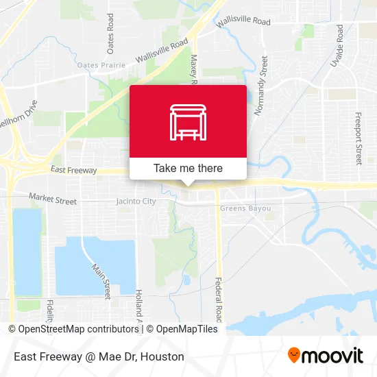 East Freeway @ Mae Dr map