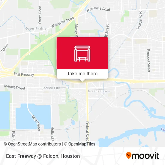 East Freeway @ Falcon map