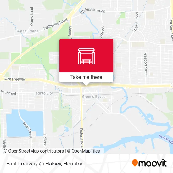 East Freeway @ Halsey map