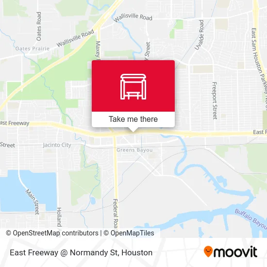 East Freeway @ Normandy St map
