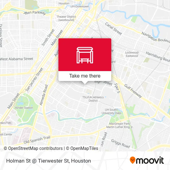 Mapa de Holman St @ Tierwester St