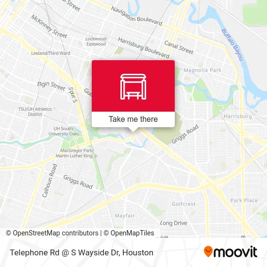 Mapa de Telephone Rd @ S Wayside Dr