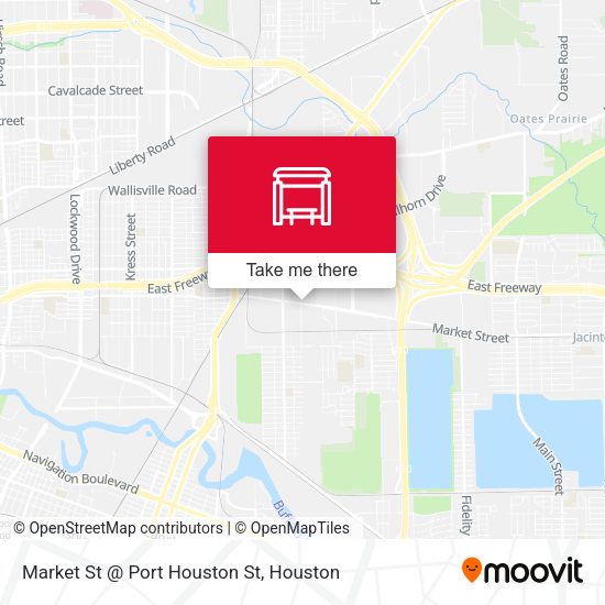 Market St @ Port Houston St map