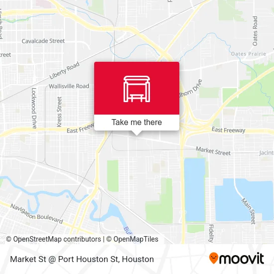 Market St @ Port Houston St map