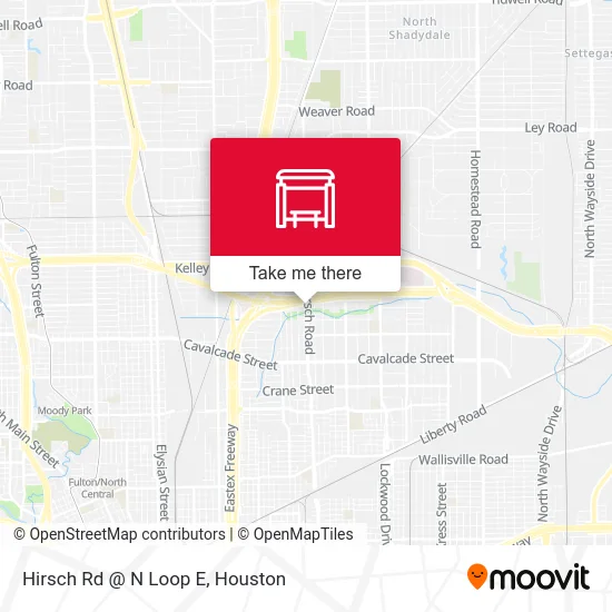 Hirsch Rd @ N Loop E map