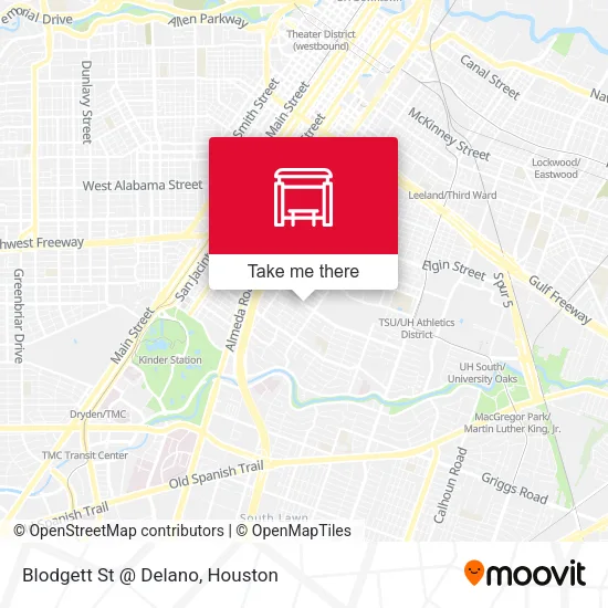 Blodgett St @ Delano map