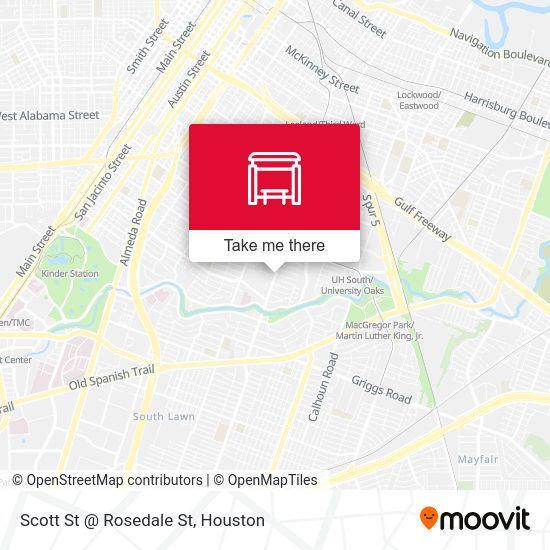 Scott St @ Rosedale St map