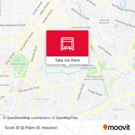 Scott St @ Palm St map