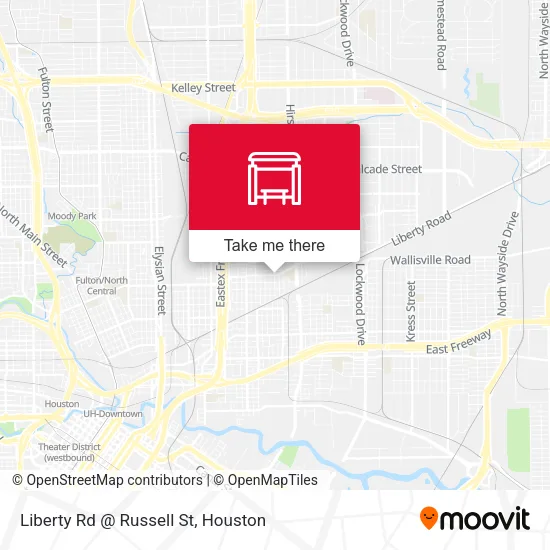 Liberty Rd @ Russell St map