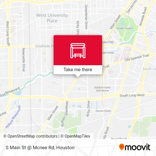 S Main St @ Mcnee Rd map