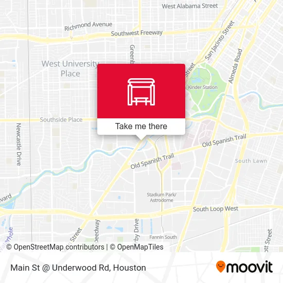Main St @ Underwood Rd map