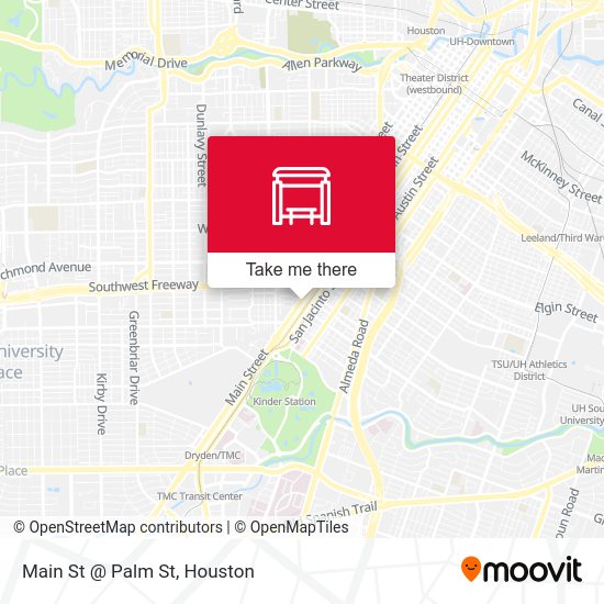 Main St @ Palm St map