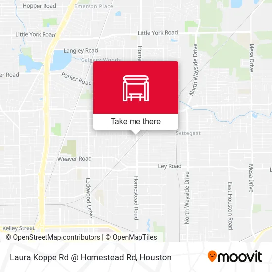 Laura Koppe Rd @ Homestead Rd map
